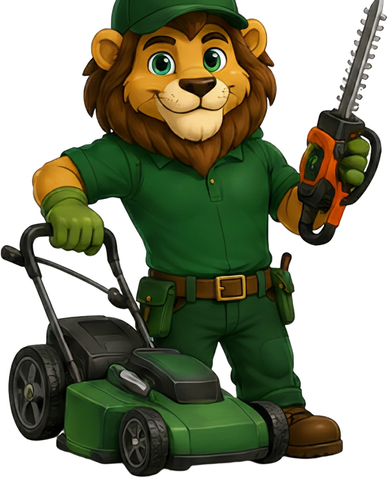 Leo, la mascotte di Faye Ecolife, esperto del verde