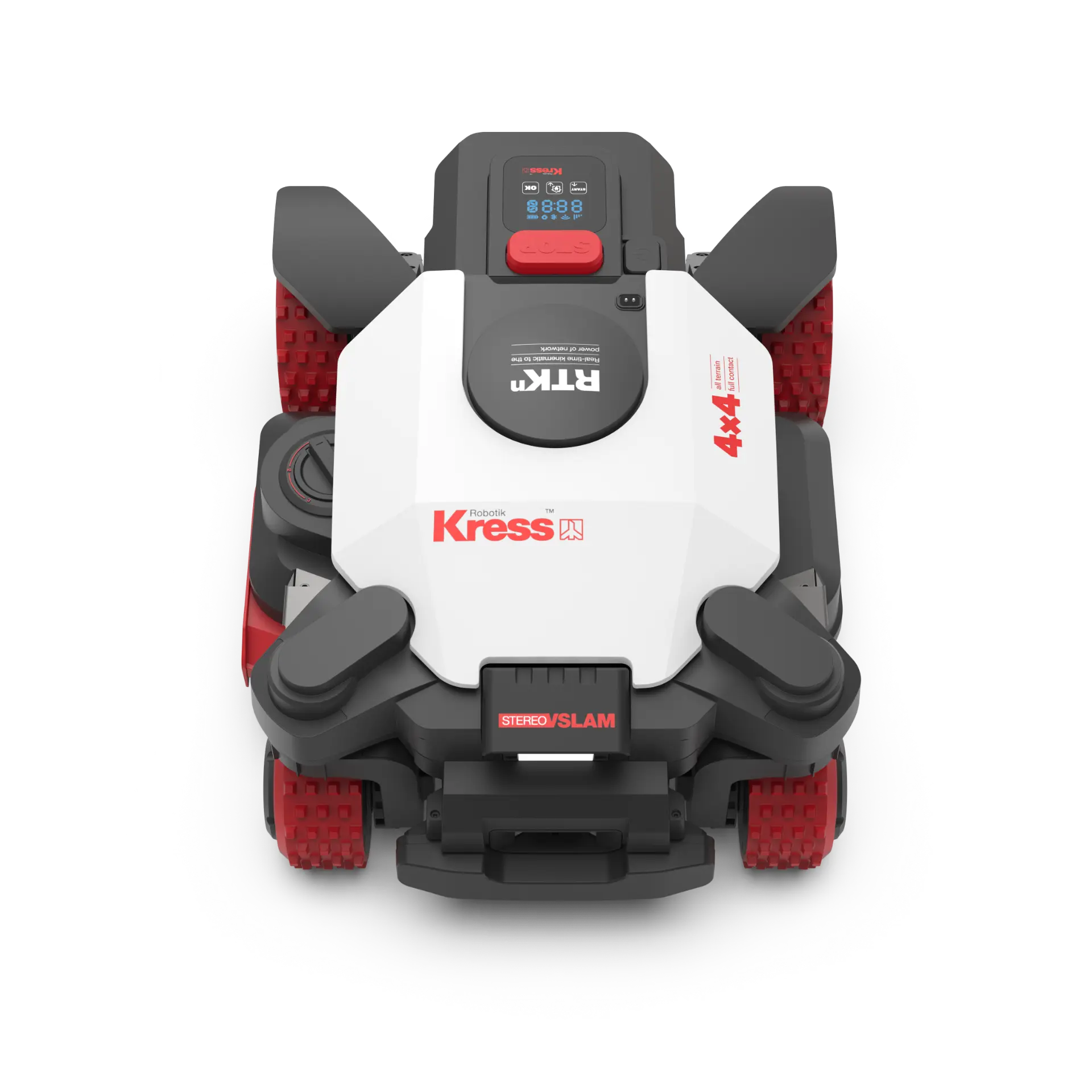 Robot rasaerba Kress KR281E KR283E KR285E vista dall'alto