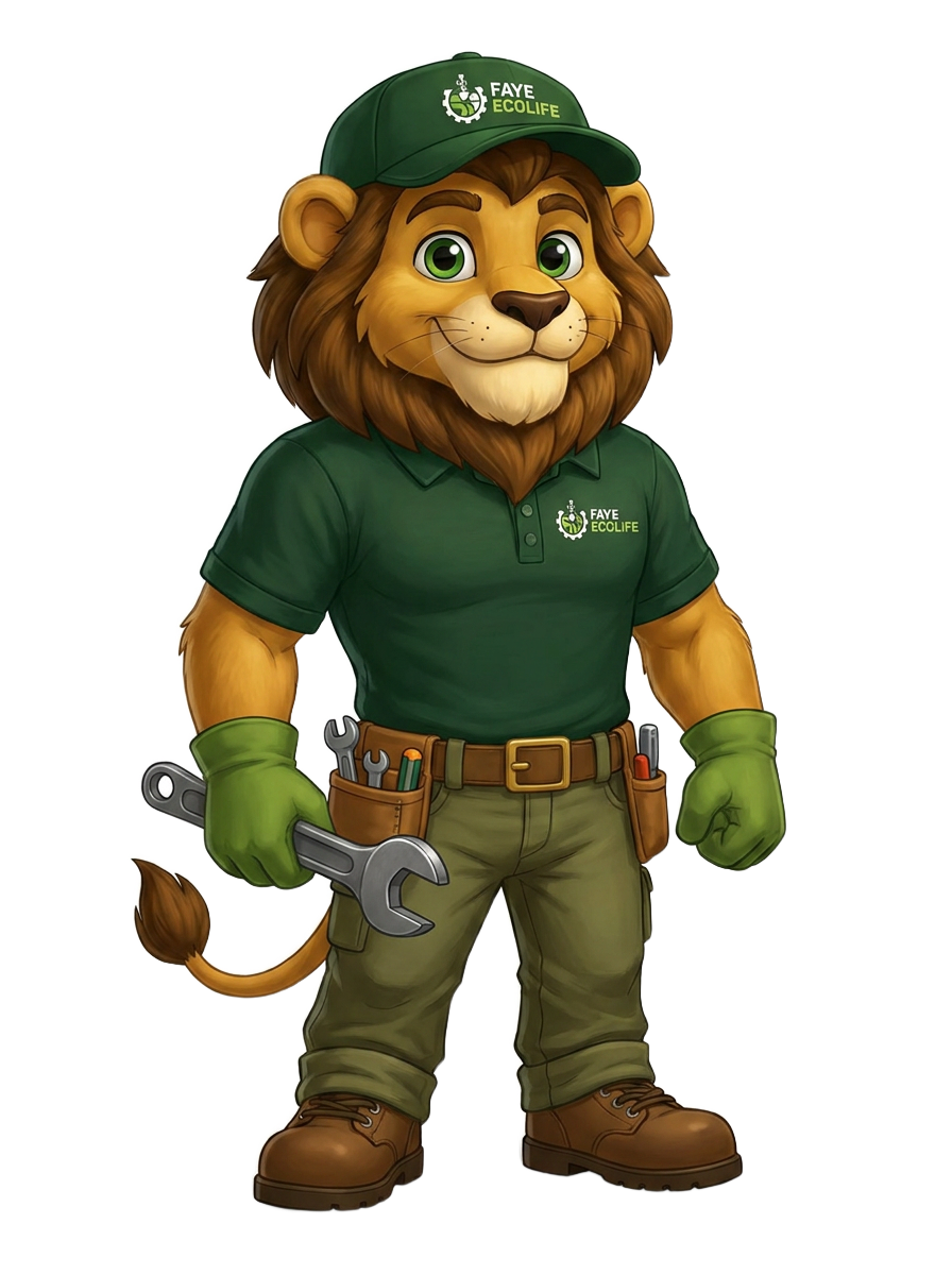 Leo, mascotte Faye Ecolife - Assistenza e riparazioni