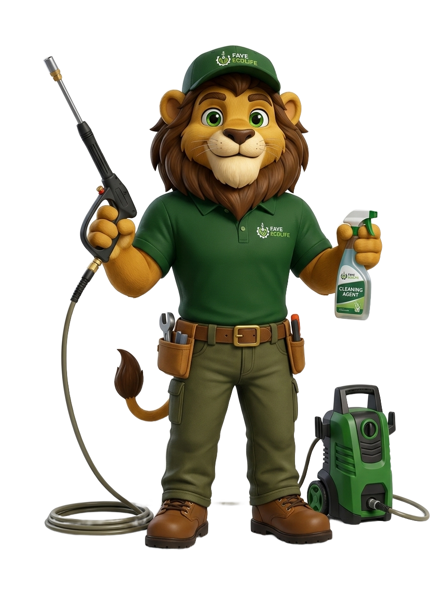 Leo, mascotte Faye Ecolife - Clean Care